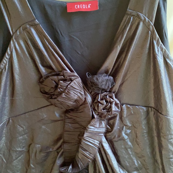 Creola Italian Beautiful Black ALine Dress - Picture 6 of 9